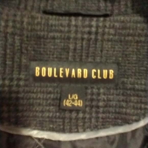 Size L boulevard pea coats thigh high men streetwear style jacket - Picture 7 of 16